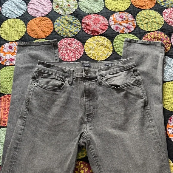 J. Crew Gray Straight Men Jeans