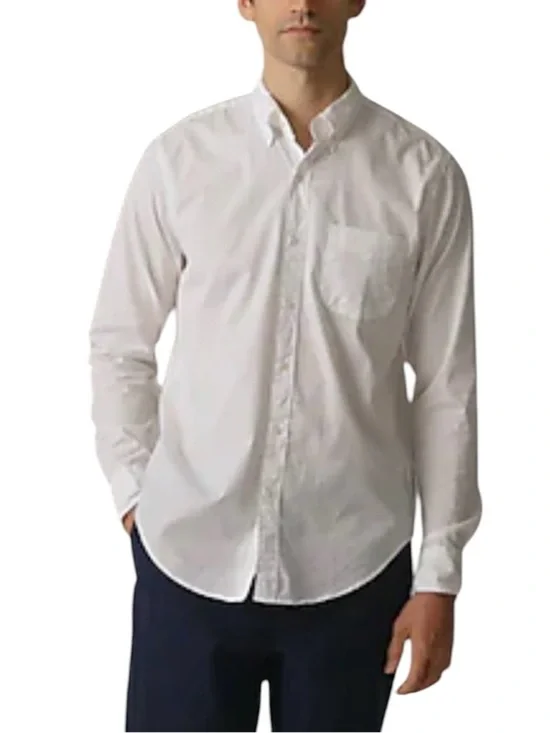 J. Crew Men’s Secret Wash 100% Cotton Poplin Button Down Shirt NWT XL White