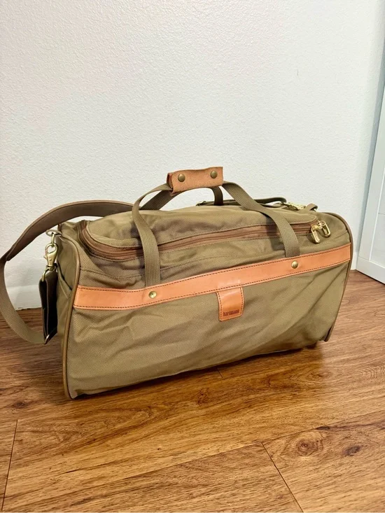 Hartmann Vintage Tan Ballistic Nylon Duffel/Weekender Bag