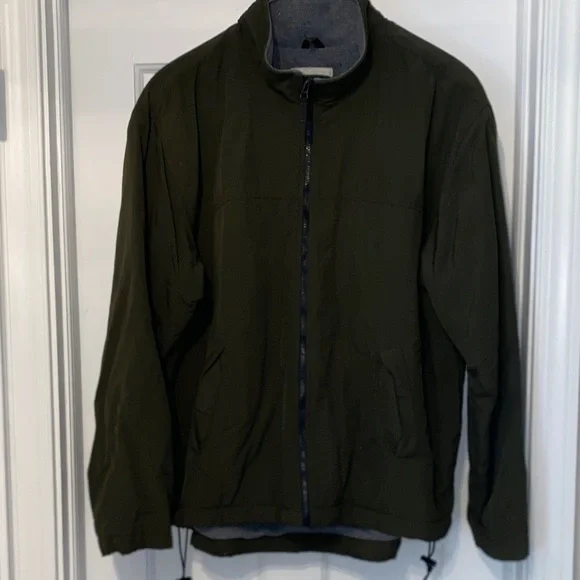 J. Crew Olive fleece lined Jacket