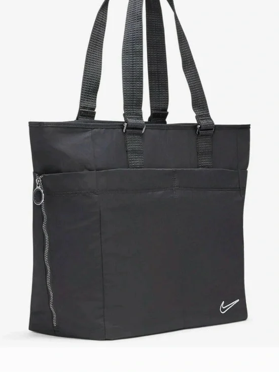 Women's Nike One Luxe Training Bag Stone Black Fitness Gym Tote