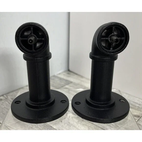 Curtain Rod Brackets For Wrought Iron Curtain Rod 2 Pack Rod Bracket 4x2.25in