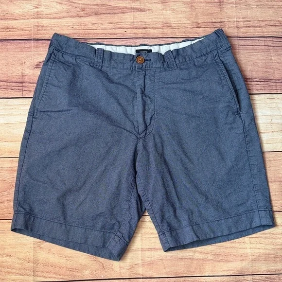 J. Crew Blue Men's Flat Front Shorts