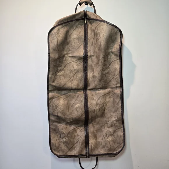 Vintage Brown Clothing Garment Hanger Travel Bag
