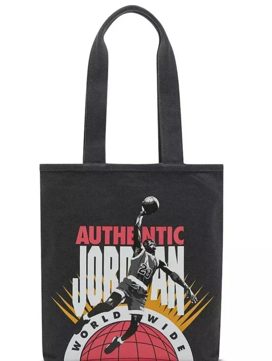 Jordan Graphic Tote Bag- Black