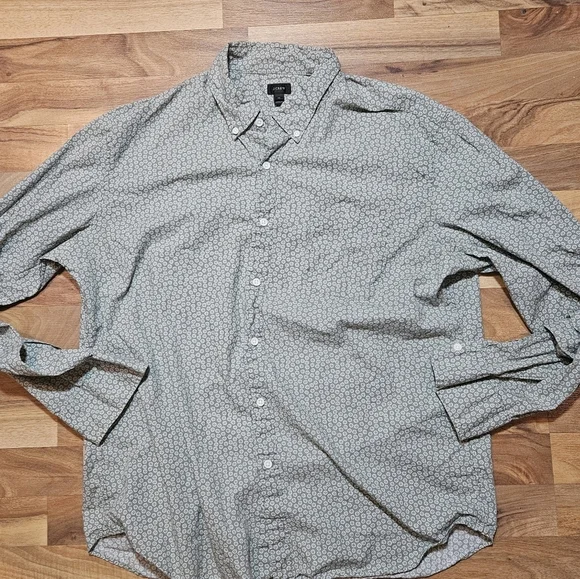 J. Crew XL Mens Button Down Long Sleeve