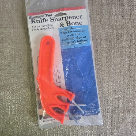 Edgemaker Pro Knife Sharpener & Hone - Orange (Model 331)