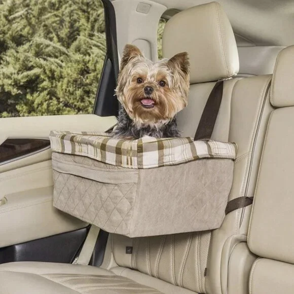 PetSafe Happy Ride Dog Booster Seat - Pet Car Seat for Cars, Trucks and SUVs