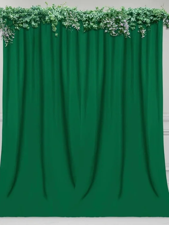 NEW PureFit Green Backdrop Curtains for Parties, Birthday, Photoshoot, Wedding