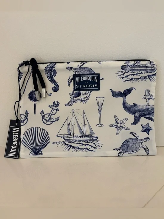St. Regis x Vilebrequin Nautical Print Pouch