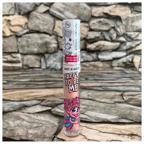 Sesame Street Wet n Wild Fairy Tales Pink Abby Cadabby Lip Gloss Limited Edition