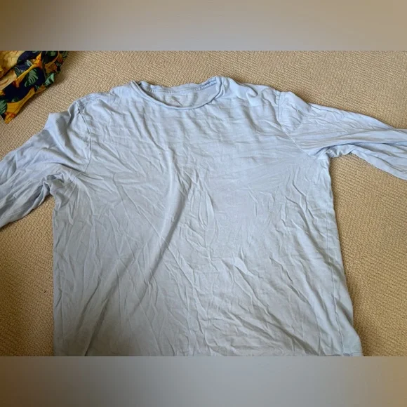 J. Crew Washed Blue Polo Shirt
