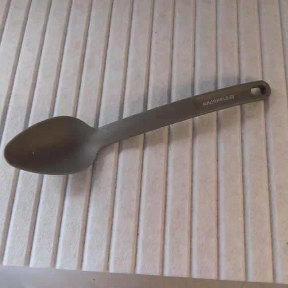Rachael Ray Gray Plastic Cooking Spoon Kitchen Utensil