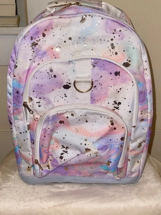 Color Flow Metallic Watercolor Tie-Dye Pottery Barn Teen Gear Up Backpack XL