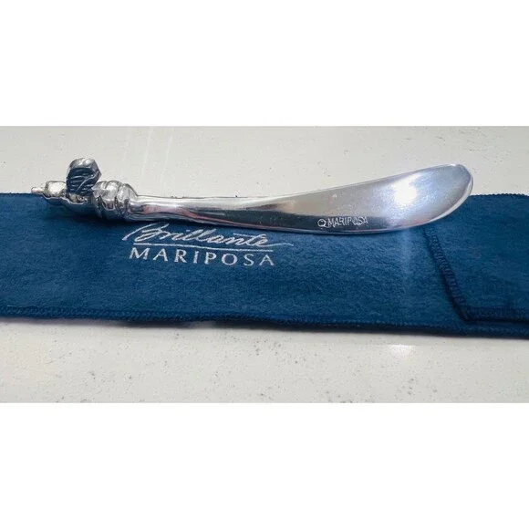 Mariposa Bee Spreader Knife Brillante Collection w/ Original Pouch