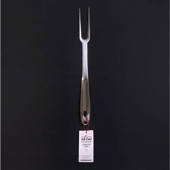 ALL CLAD Stainless Steel Fork 13 ½” Serving, Carving, Grill, BBQ