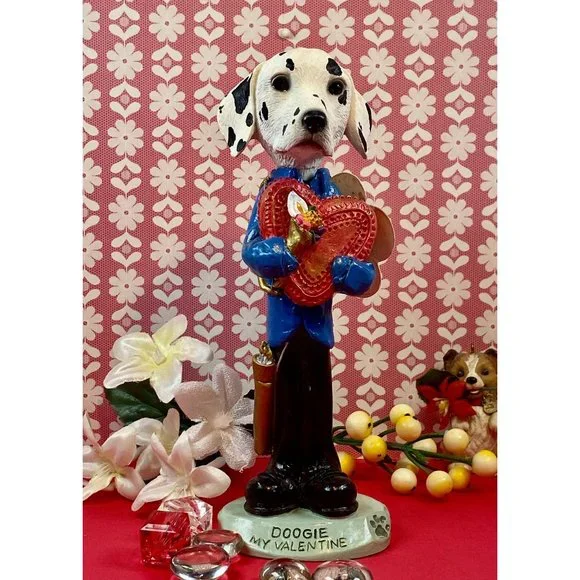 Doogie My Valentine is a Collectable figurine, Dalmatian‎ by Animal Connection