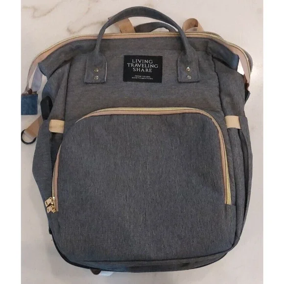 Living Traveling Share From Yours Nice To Meet You Diaper‎ Backpack