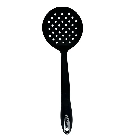 CUISINART LONG BLACK SKIMMING SKIMMER  STRAINING‎ SPOON UTENSIL