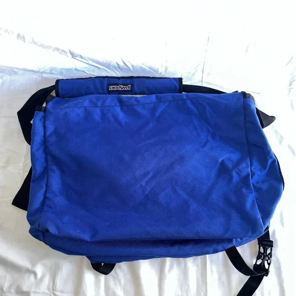 JanSport Vintage 90s Canvas Messenger Bag