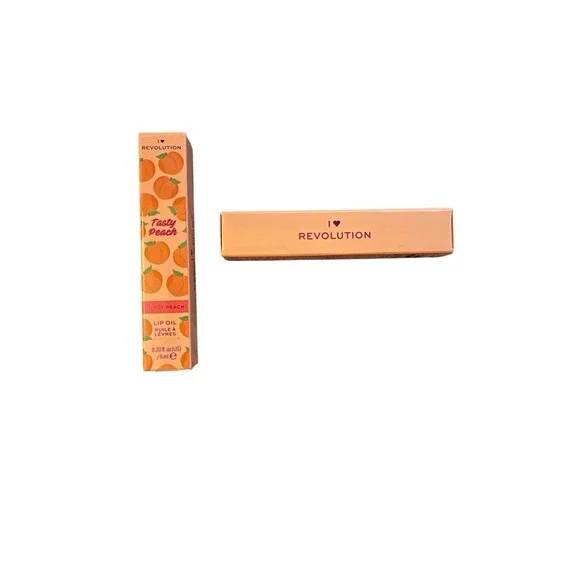 Revolution Tasty Peach Lip Oil SWEET PEACH New Sealed Box