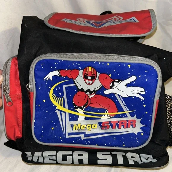 1998 Saban's Power Rangers Lost Galaxy Vintage Backpack F1‎