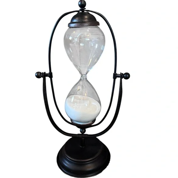 New in the box decorative hour glass