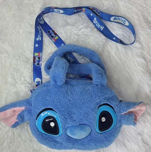 Stitch Plush Cartoon Stitch Crossbody Plush Wallet Shoulder Purse