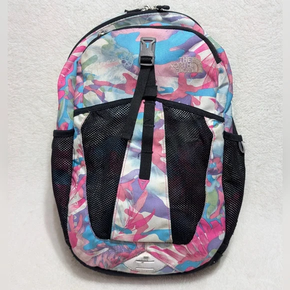 The North Face Kids Youth Recon Squash Bag Multicolor Backpack Pink Blue