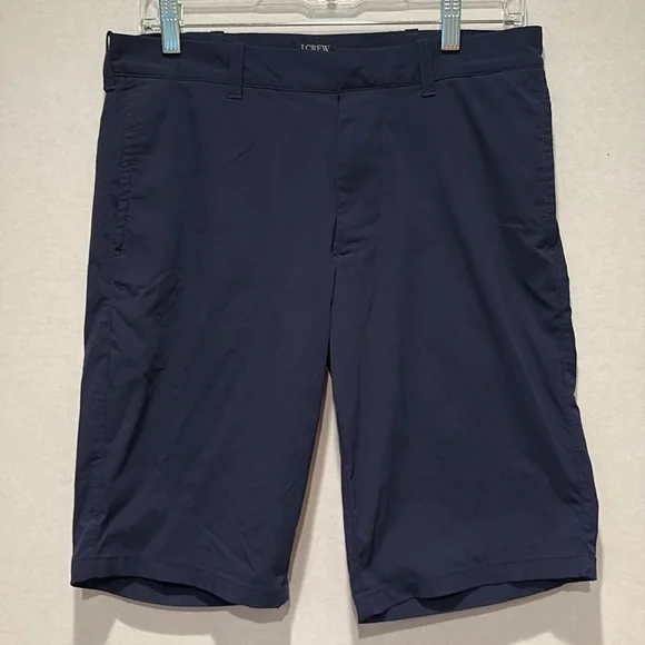 J. Crew - Men's 11-inch Flex Rivington Shorts, Golf Shorts, Size 30. Navy