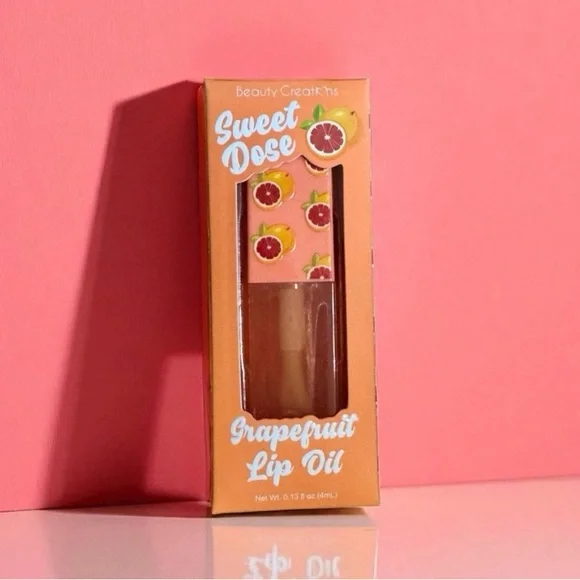 Beauty Creations Sweet Dose Grapefruit Lip Oil - Vibrant Orange