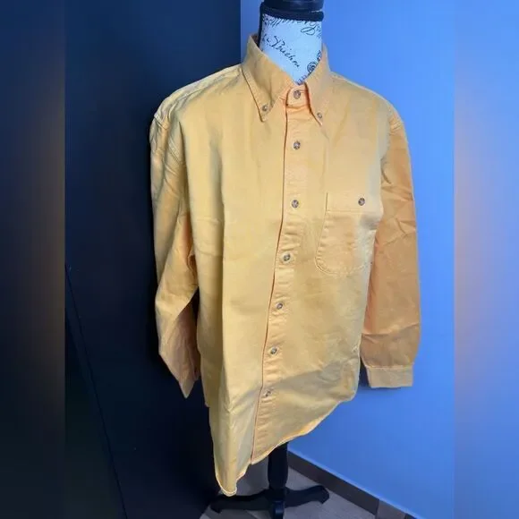 J.Crew Relaxed garment-dyed heavyweight twill shirt NWT Size M