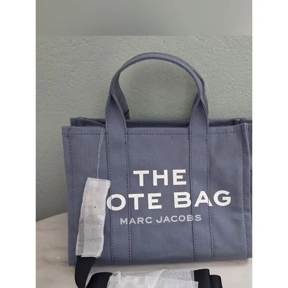 Marc Jacobs The Canva Medium Tote Bag in Blue Shadow