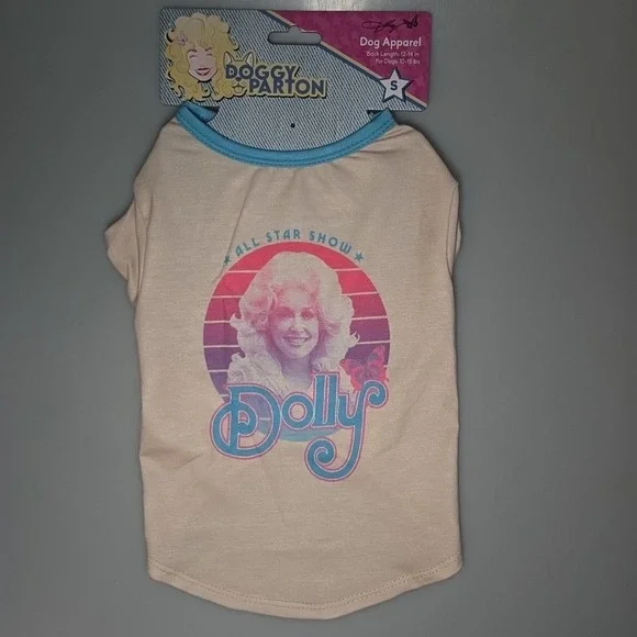 Doggy Parton Pet Dog Shirt Sz S‎