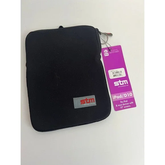 STM‎ Glove iPad D10 Tablet Sleeve Case Black Fits 10-inch Screens dp-2104-1