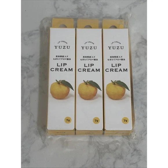 Daily Aroma Kochi YUZU Lip Balm 7g Moisturizing Lip Balm Japan Pack Of 3