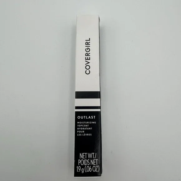 CoverGirl Outlast All-Day Lip Moisturizing Topcoat CLEAR 0.06OZ New Sealed Box