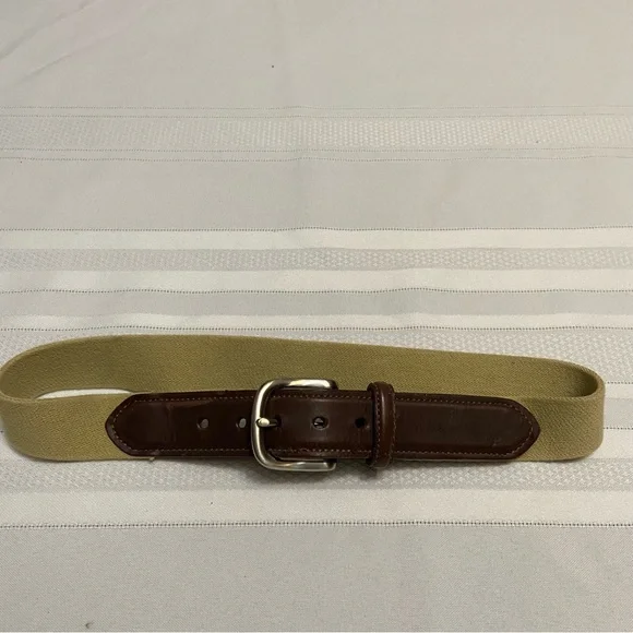 Chaps Kaki & Brown Little Boys Belt size Sm (22) Like New!