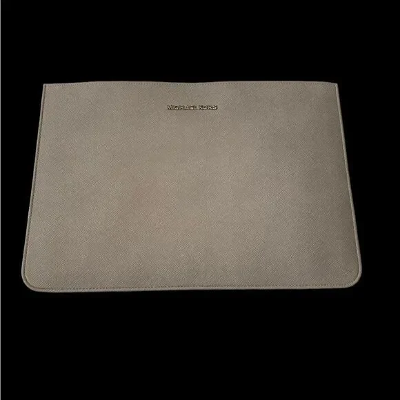 Michael Kors Tablet Case in Silver Leather