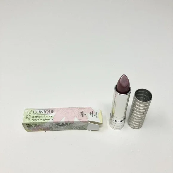 Clinique Long Last Lipstick 79 Bamboo Pink‎ Full Size Discontinued New