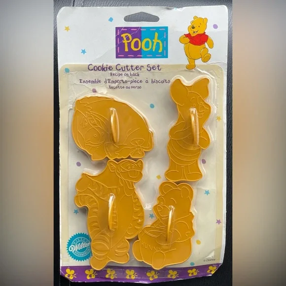 Wilton‎ Disney Cookie Cutter Set of 4 Winnie the Pooh Eeyore Tigger Piglet New