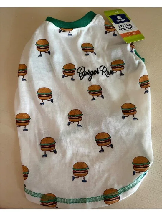 Pet Apparel Dog Shirt Top Paw 