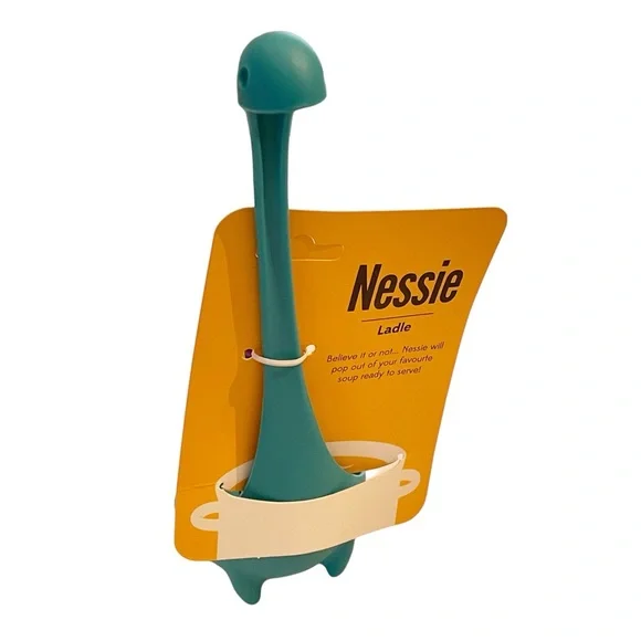 Nessie Ladle Spoon Turquoise Cooking Ladle‎ Cooking Gifts Serving Soup NEW
