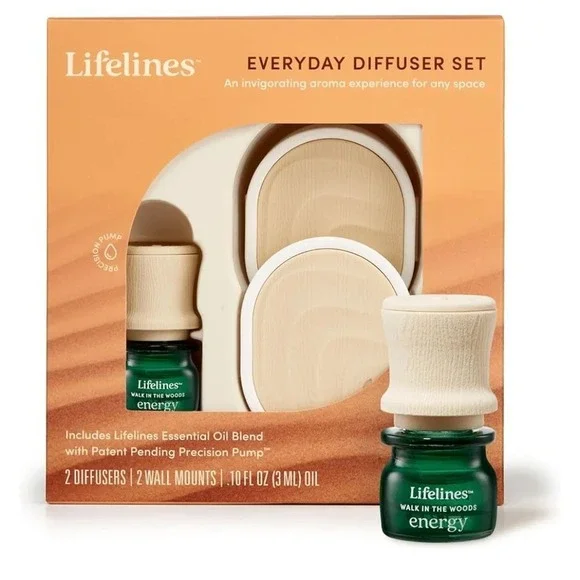 Lifelines‎ Everyday Portable Essential Oil Diffusers 2-Pack