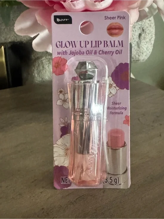 NWT PINK Glow Up Lip Balm — ultra lux