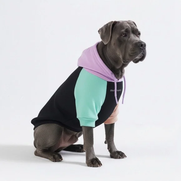 NWT Spark Paws Color Block Dog Hoodie 5XL Y82