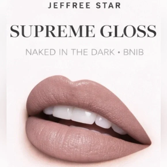 Jeffree Star Supreme Gloss Naked in the Dark BNIB Nude Lip Gloss
