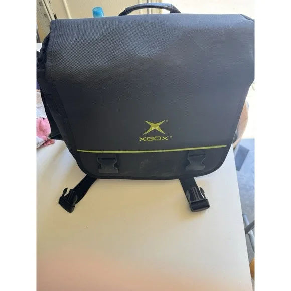 Original OG XBOX Soft Shell Travel Storage Case Messenger Bag w/ Strap Vintage