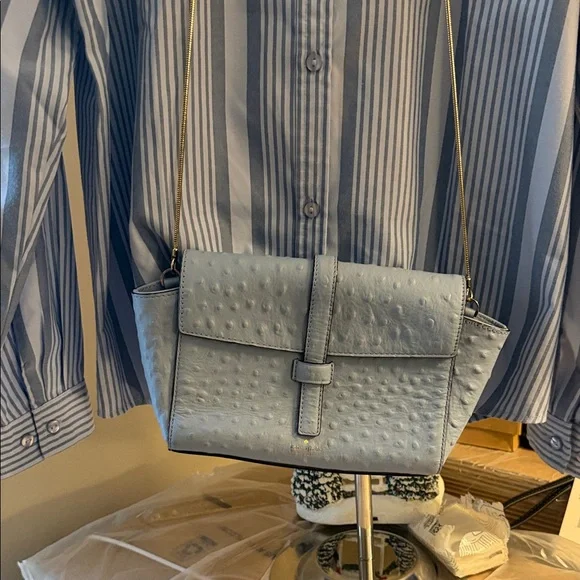 Kate Spade Blue Textured Men's Messenger Bag