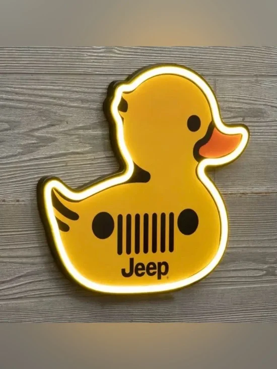 Jeep Duck LED Neon Sign